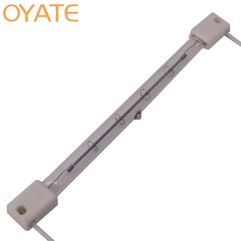 950mm 220V 2000W Infrared Clear Halogen Heating Lamp for PET Plastic Blowing Machine