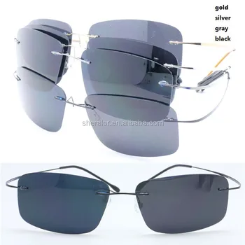frameless polarized sunglasses
