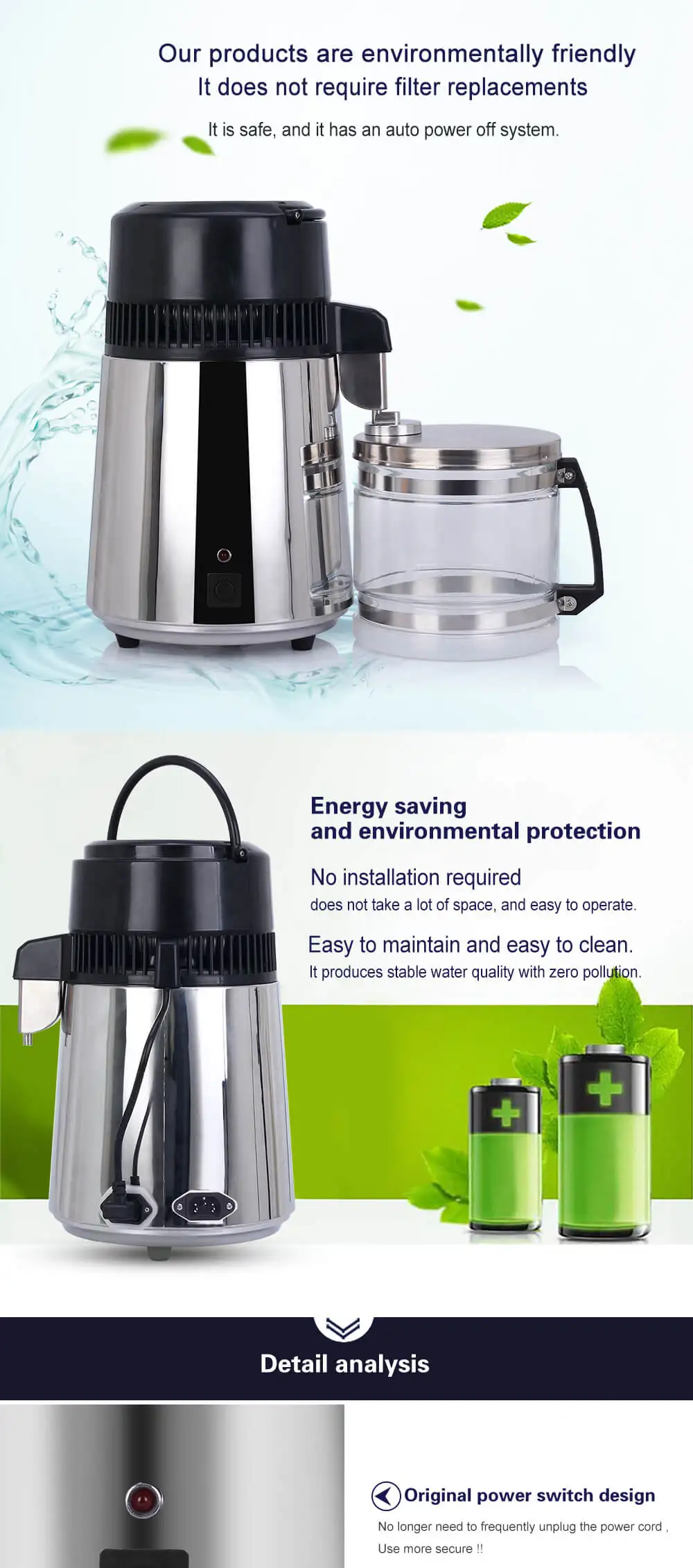 Big Sale Countertop Laboratory Water Distiller Machine Bscwd53 Buy