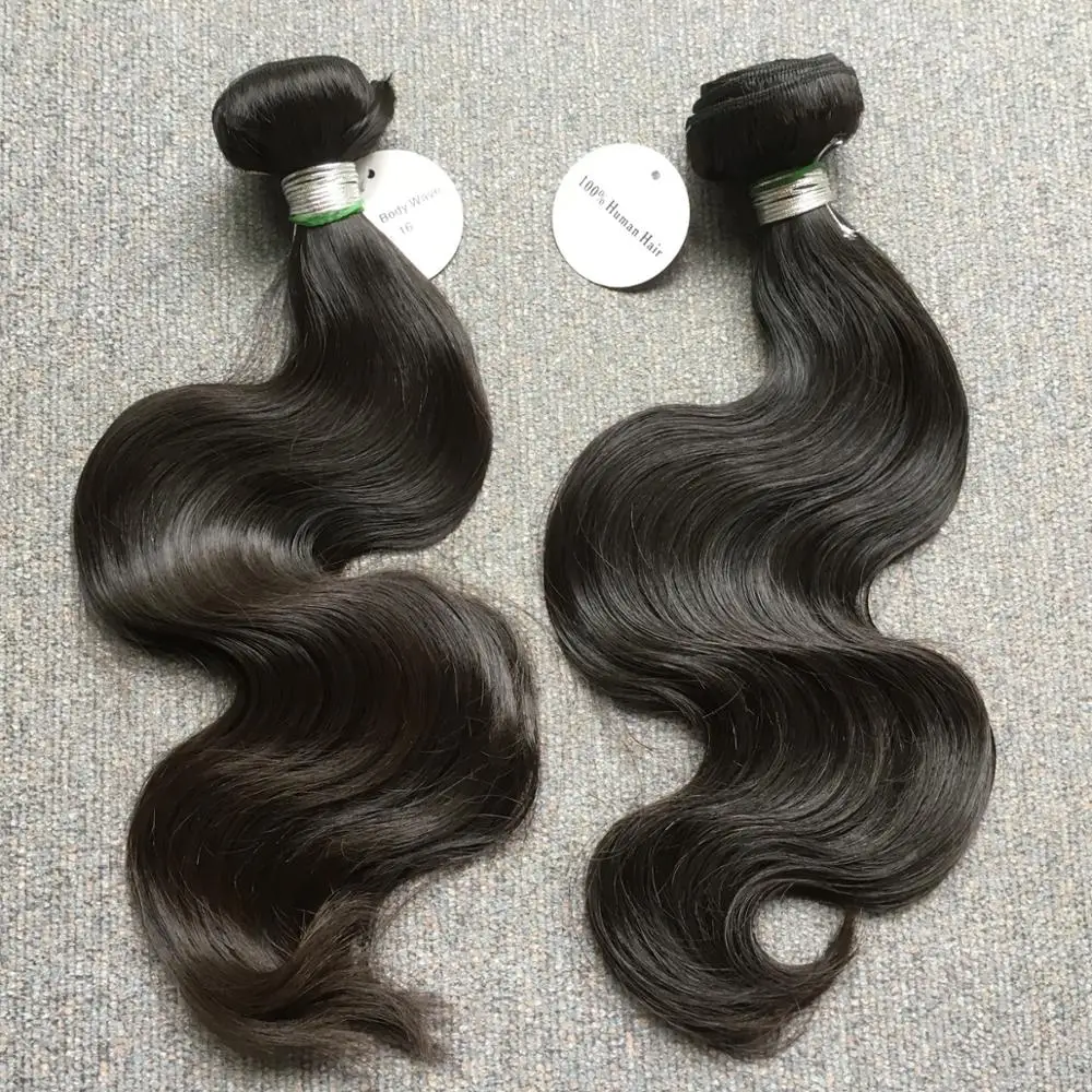 New arrival 8 inch to 36 inch soft natural color unprocessed body wave human hair virgin mink brazilian hair