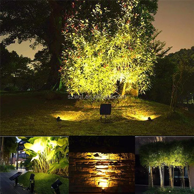 White color changing Lawn Path Lamp solar garden stick led pathway light