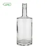 750ml vodka glass bottle/ clear glass whiskey bottle