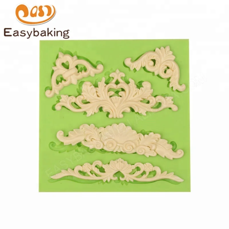 

European Relief Lace Cake Border Silicone Mould