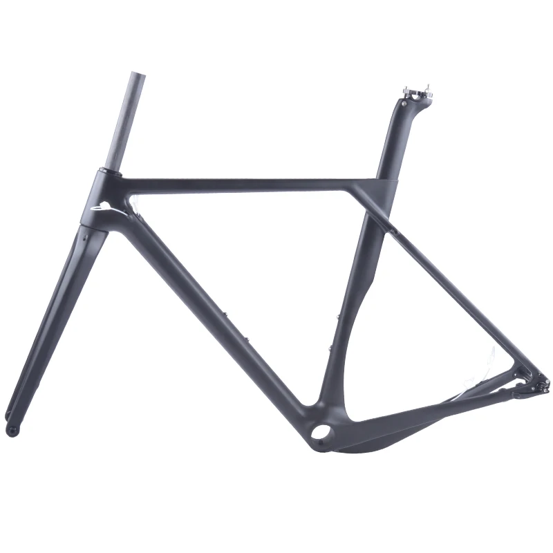 

2019 Thru axle or QR carbon gravel frame, full carbon cyclocross frame, carbon gravel bike frame for both road and mtb tires