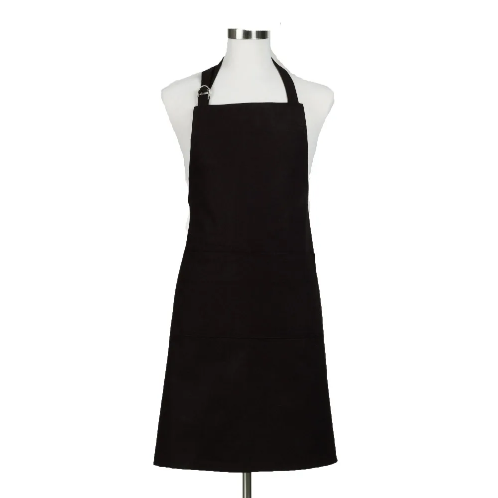 成人黑色围裙男士烧烤围裙烹饪