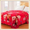 100% polyester big flower printed fabric bedding, bed cover, home textile