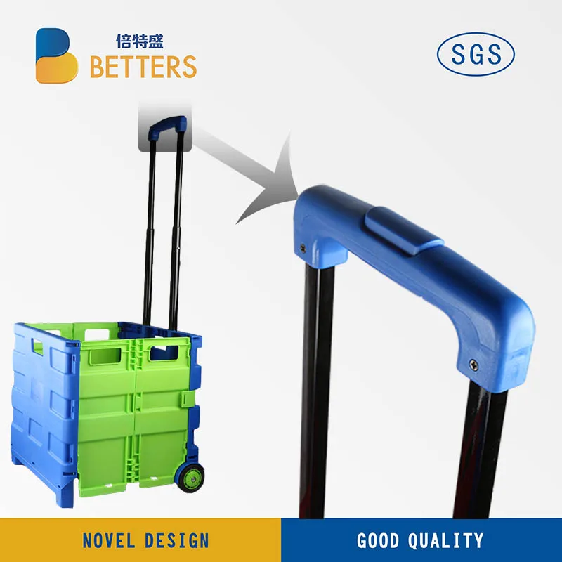 
Folding Boot shopping Cart /Trolley/ Crate Shopping Trolley on Wheels 