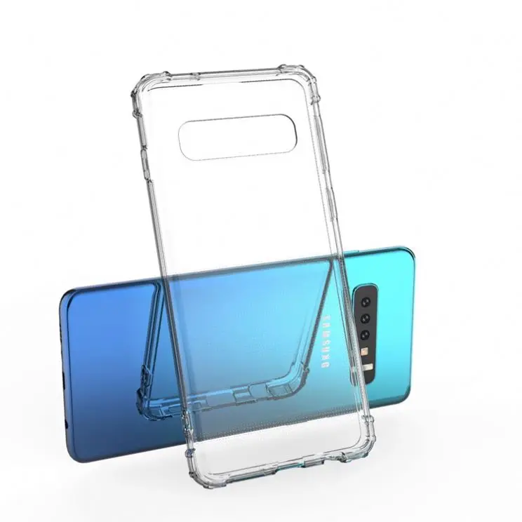 

Military Anti-drip Protective Shockproof Clear TPU Cell Phone Cover For Samsung Galaxy S10 Case, N/a