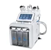 LF-833 Newest 6 in 1 Korea H2O2 portable aqua facial oxygen beauty machine /6 in 1 anti aging small bubble facial H2O2 hydrogen