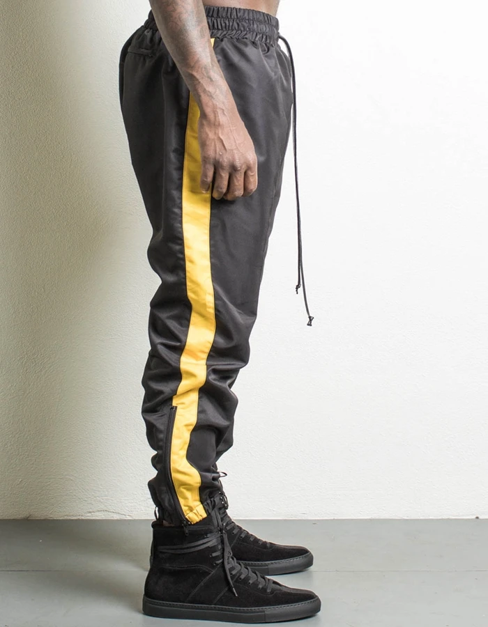 polyester cotton track pants