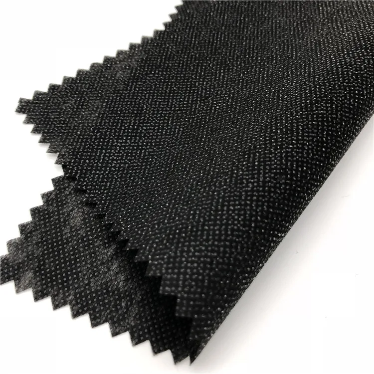 

Nonwoven Fusible 100% Polyester Non Woven Hot Rolling Non-woven Garment Accessories Interlining For Handbags, White, snow white, super white, black