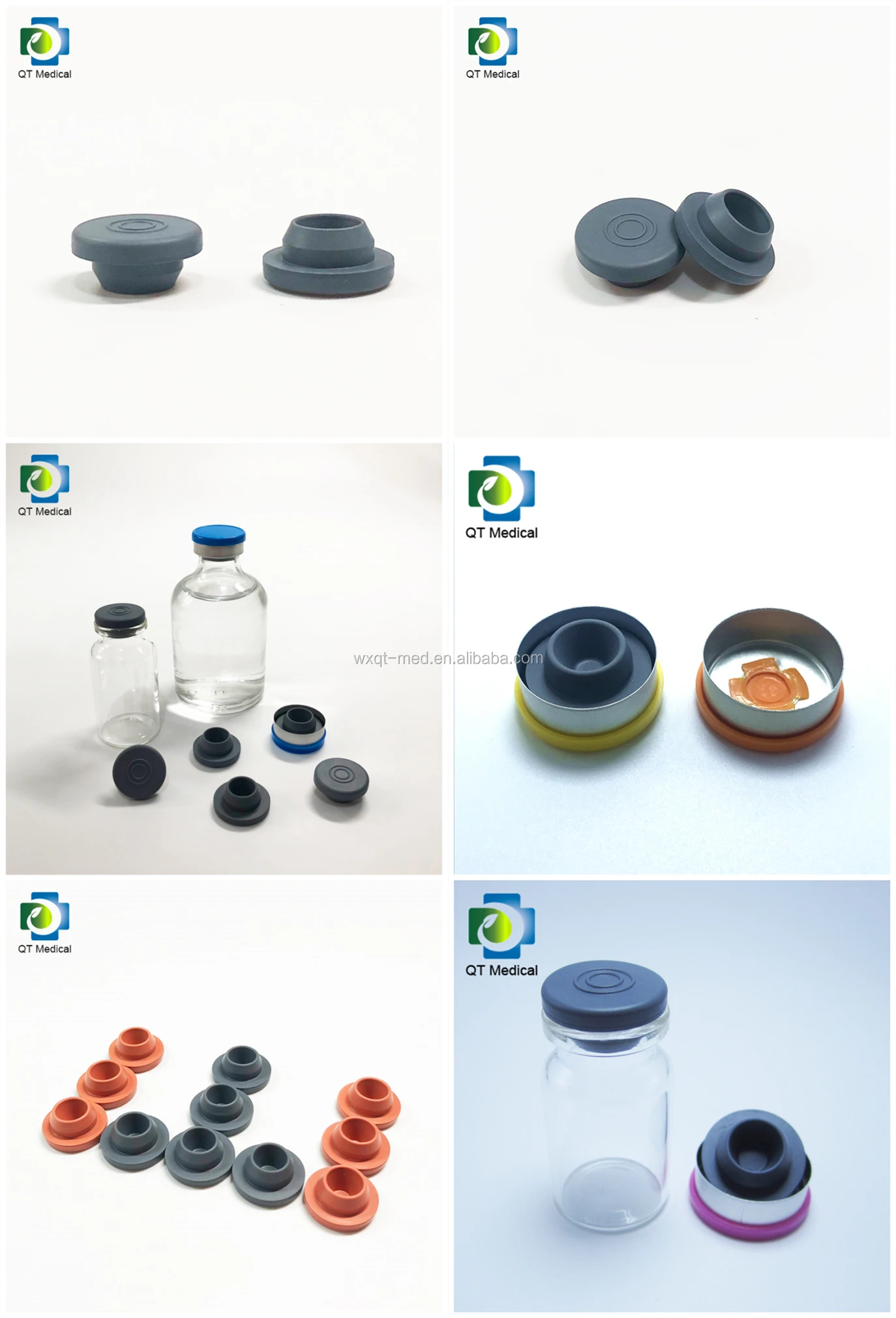 20mm Bromobutyl Rubber Stopper For 10ml Tubular Glass Vial Sealed Buy