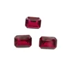 price of synthetic 8*10 octagon ruby stainless for steel jewelry