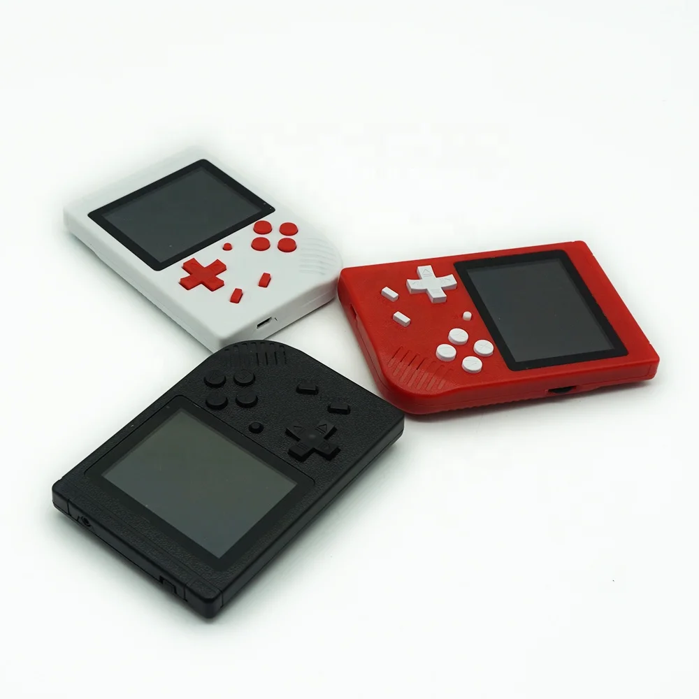 

2019 Mini Video Game Player Portable 8 bit Handheld Game Console for Adults and Kids, Black;white;red