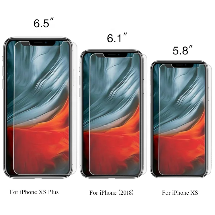 
Online Shopping High Quality 2.5D 0.33MM Tempered Glass Screen Protector For iPhone XS Max 
