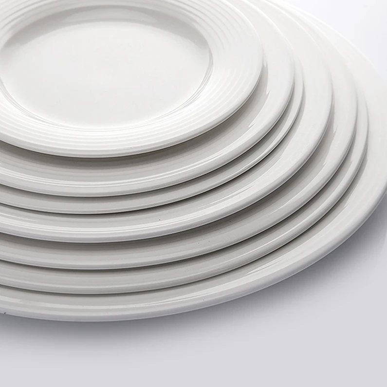 

Wholesale Party Restaurant Antique Dishes and Plates Wedding, Tableware Porcelain Plates^, White