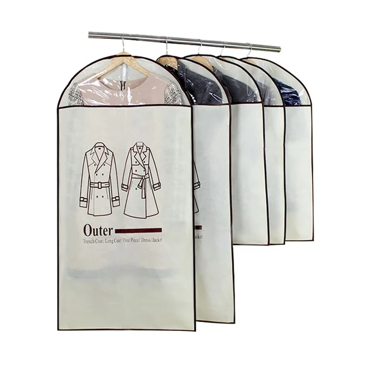 

Garment Bag for Long Dress Dust Cloth Cover Bag for Suit Sets, Customized