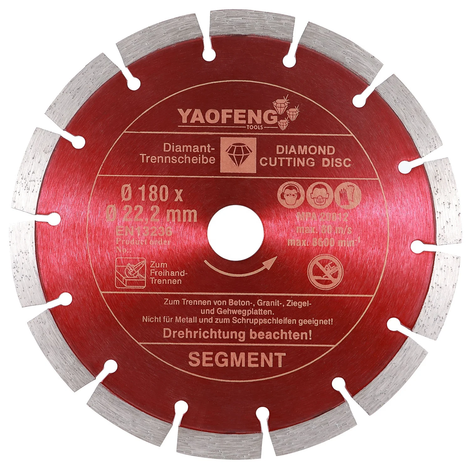 
South America Market Target Segmenter Cold Press Diamond Saw Blade disco diamantado for dry cutting disc 