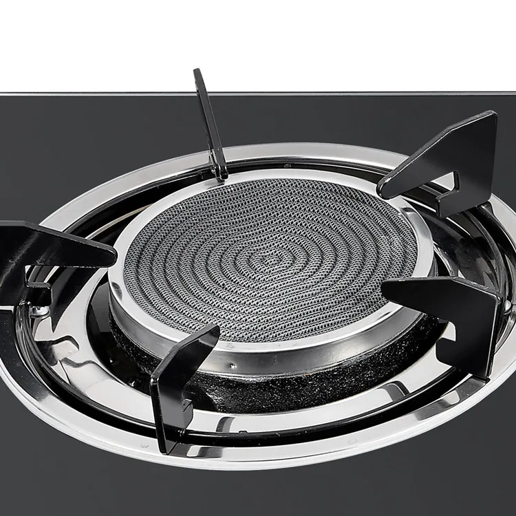 
Custom Brand Glass Cooktop 3 Burner Gas Stove Brass+ Infrared 