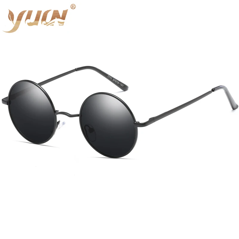 

Small round frame polarized sunglasses spring hinges retro sun glasses, Many colors