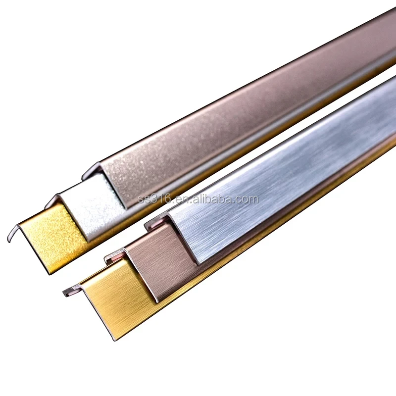 China Supplier Sharp Metal Edge Protection Strip Decorative Metal Trim