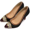 Most popular brand classical Rivet heels noble pumps for party