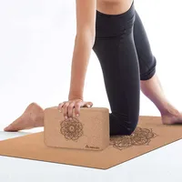 

Hot Selling Custom print Private label Yoga Series Set 1 Yoga Mat and 2 Cork Yoga Block manufacturer