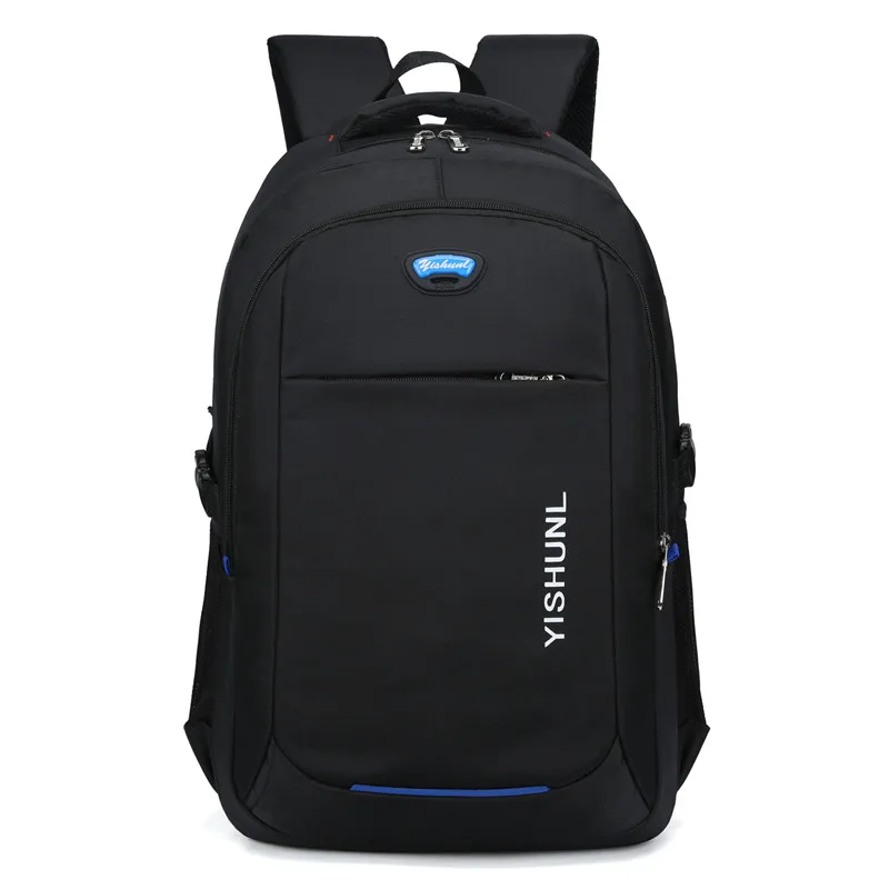 

2020 baigou wholesale new design trending student backpack bag note unisex school bag, Black 9 design