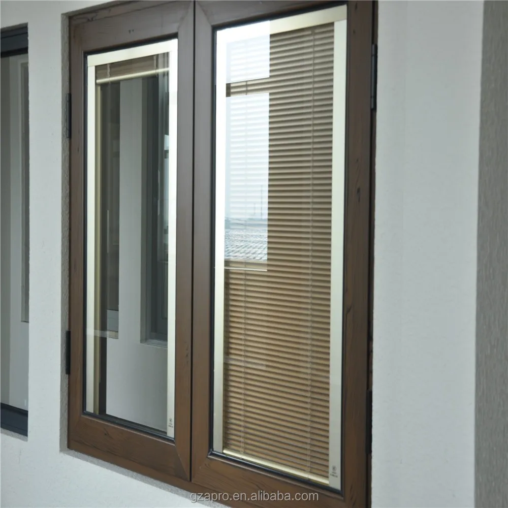 Janela Cega Dentro Das Janelas De Vidro Duplo Deslizante Materiais