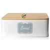 Oval Vintage Kitchen Metal Bread Bin