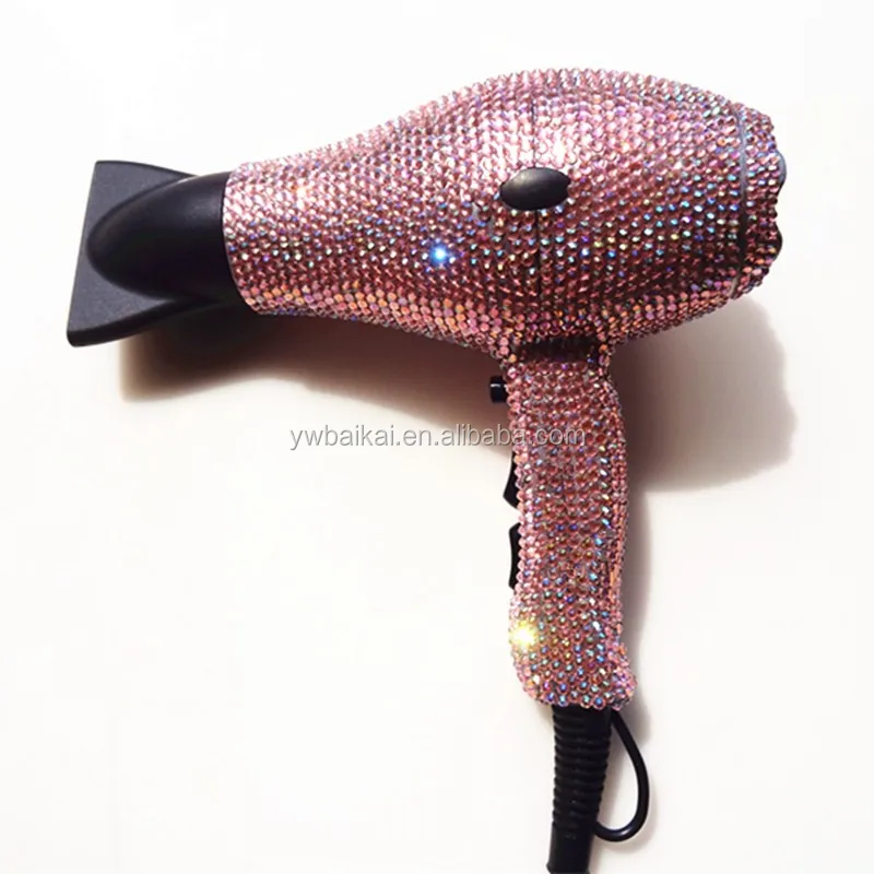 

professional factory directly sale rhinestone hair dryer, Any color