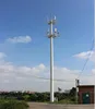 12m ~25m Mobile telecom Antenna steel Tower High building floodlighting Mast
