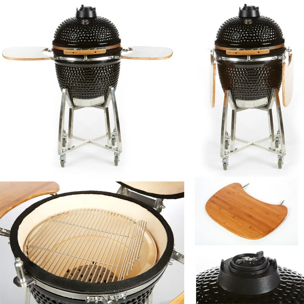 Vita all'aperto barbecue, i fumatori, griglie del carbone di legna ... Grigliati per balconi in pvc