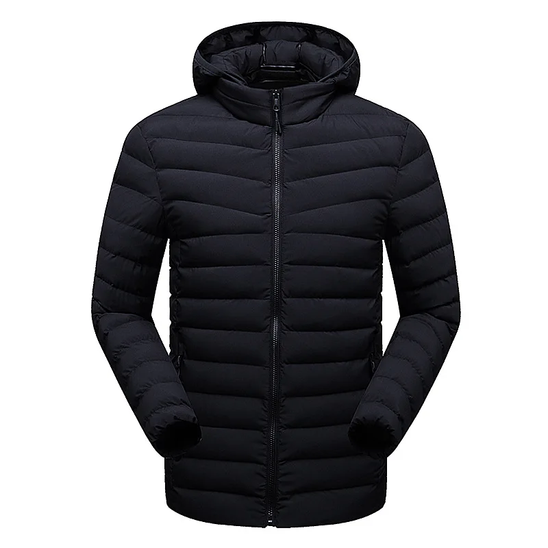 

Black reversible down men jacket light weight down jacket