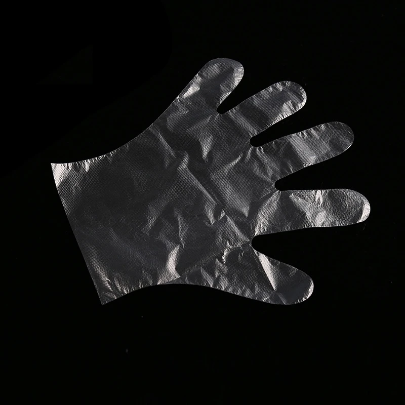 
Factory disposable plastic hdpe waterproof gloves 
