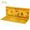 Australian 5 dollar Colored 24k Gold Banknote With COA Frame For Collection