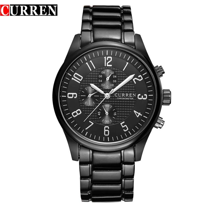 

CURREN Luxury Brand Fashion japan movt quartz watch stainless steel back Watches Men Sports Watch Army Military Wristwatch