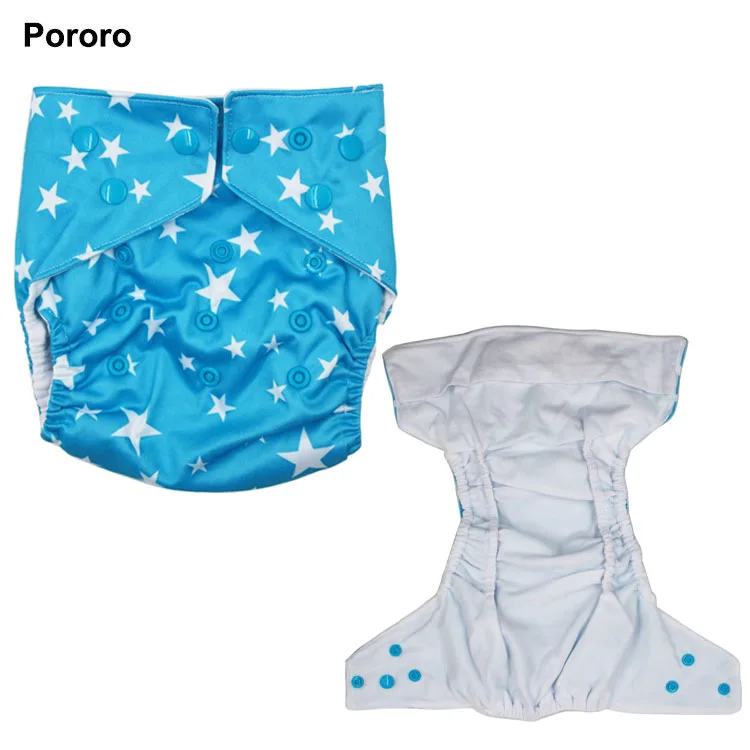 

Babyshow new style Suede Cloth Inner Double Gussets Pocket resuable washable Cloth Diaper napppy, Printing