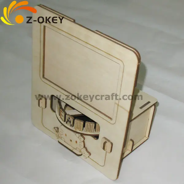 Z3D1218-2 3D wood puzzles for assembling a music box