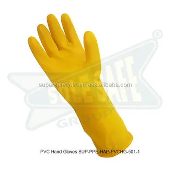 pvc hand gloves