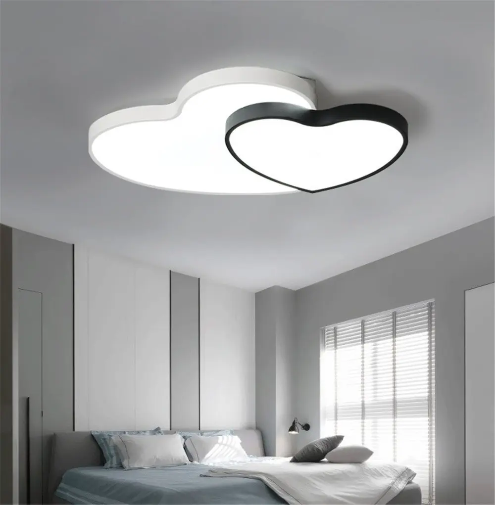 Eastyy Bedroom Lights Nordic Dome Light Warm Romantic Ceiling