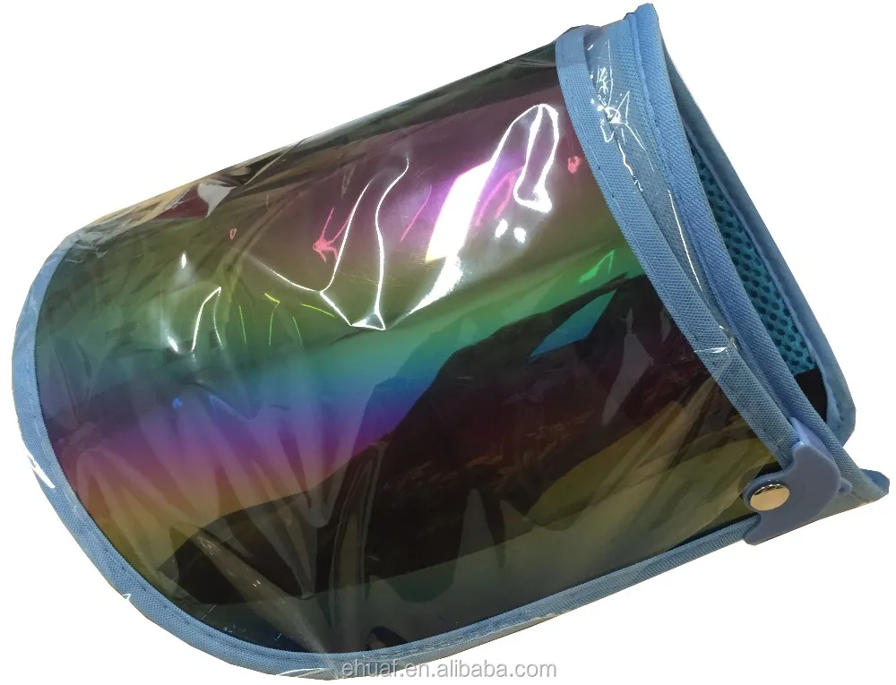 Fashion Plastic Sun Visor Cap Wholesale Waterproof Cheap Pvc Uv