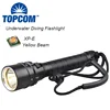 XP-E Yellow Light Multi-color LED Diving Torch Under Water 100m Dive flashlight