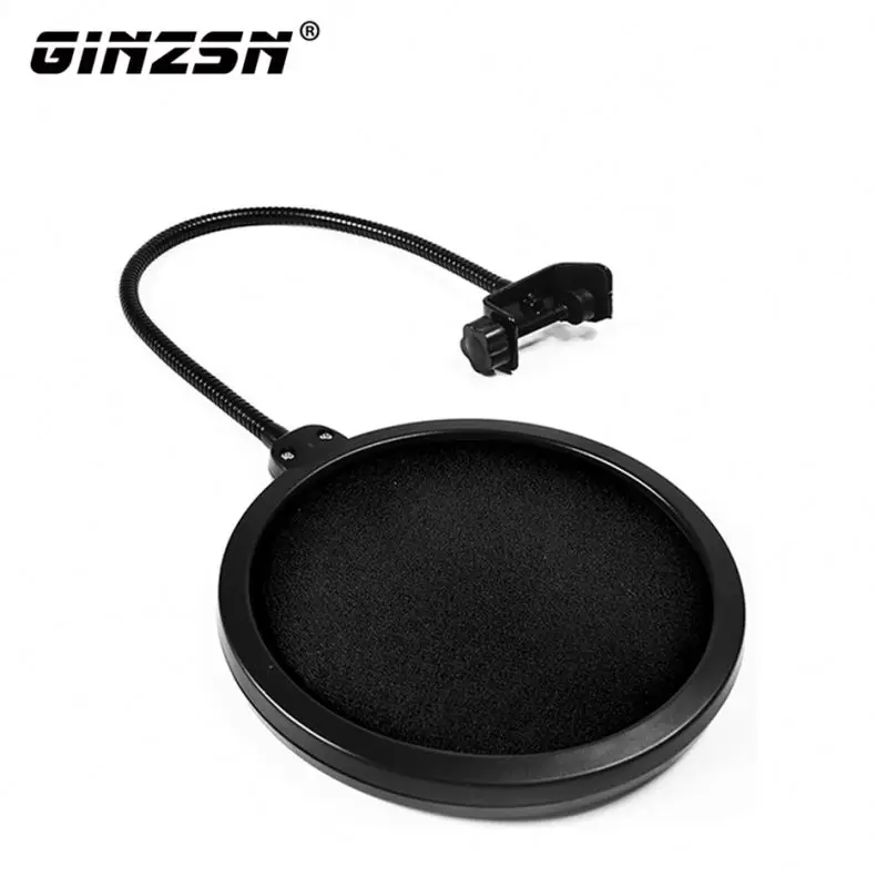 Professional Gooseneck Double Layer Microphone Mic Pop Filter For Studio Mic PS-1