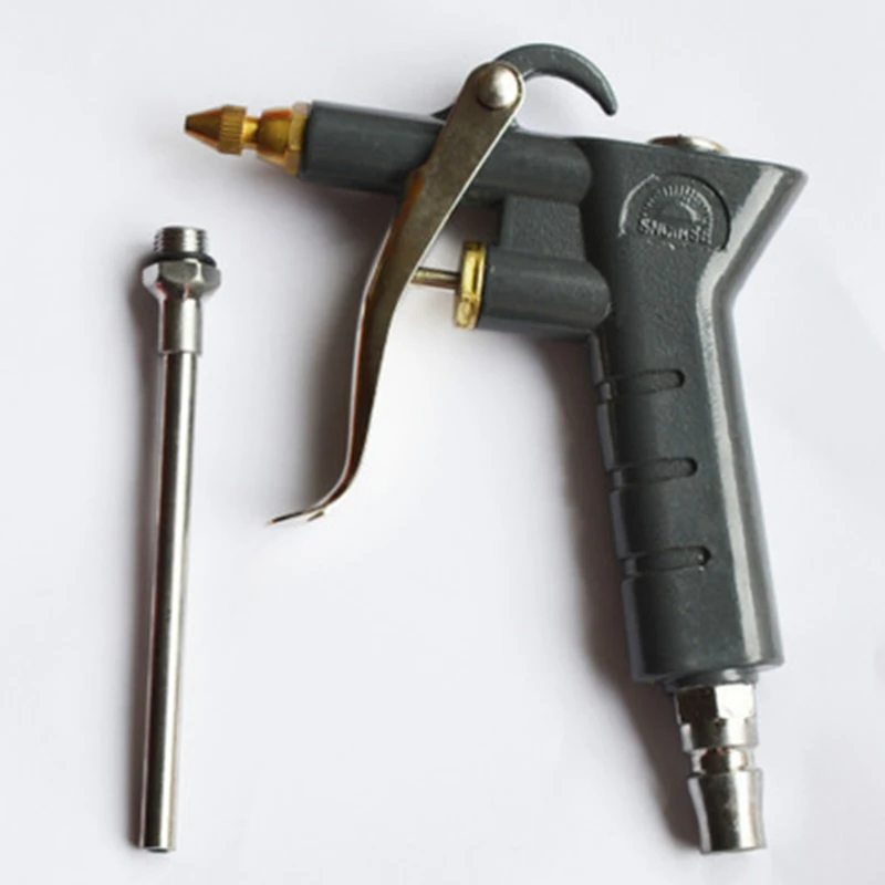 Air Blow Gun Pistol Trigger Cleaner Compressor Dust Blower 8inch Nozzle