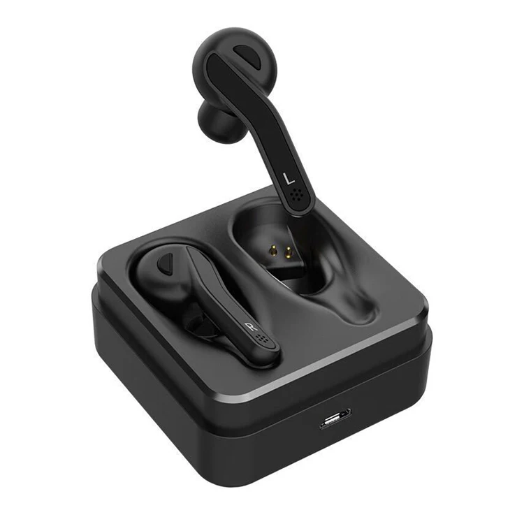 2019 high quality blue tooth 5.0 version wireless earphone with charging box similar air pod earbuds with realtek chip