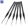 Good quality kolinsky hair chinese assorted art paint brushes 6 pcs details drawing paint brush set