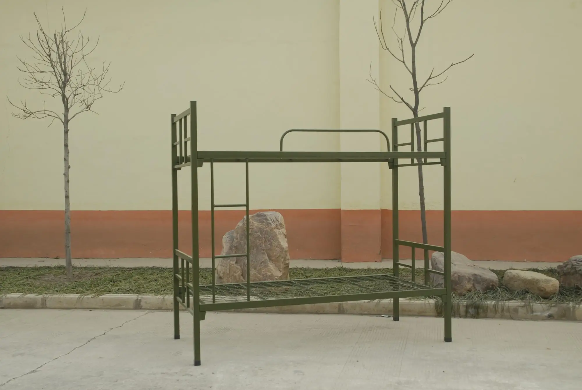 2 Double Door Steel Wardrobe Secure Storage Wall Surplus Vintage Metal Military Locker For Sale