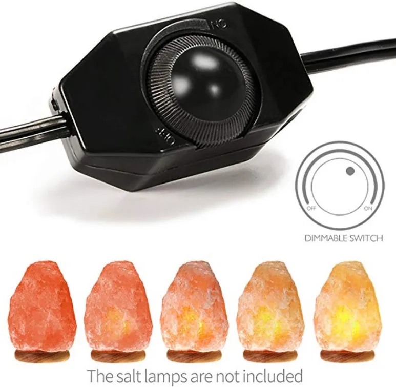 Himalayan Rock Salt Lamp Replacement Cable Cord Light Fitting & 15w