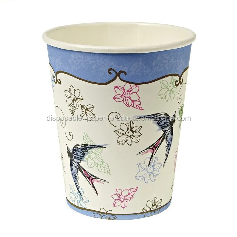 Pretty Vintage Tea Party Bird Cups